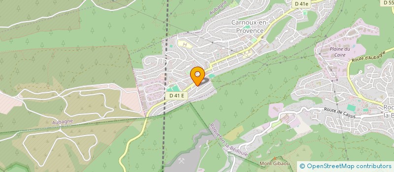 localisation de l'entreprise CLUB DE SAUVETAGE ET ACTIVITES CANINES à CARNOUX-EN-PROVENCE