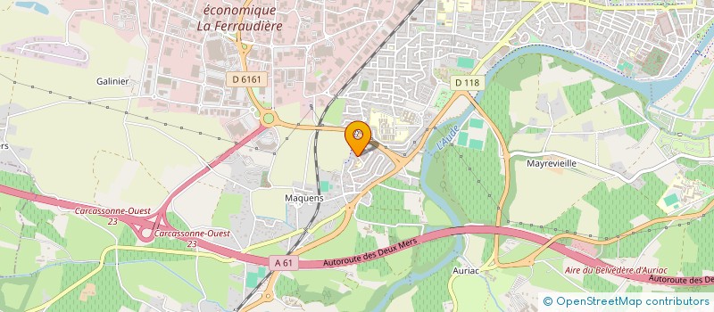 localisation de l'entreprise CLUB DE SAUVETAGE ET DE SECOURISME CARCASSONNE à CARCASSONNE