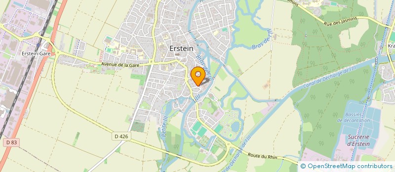 localisation de l'entreprise CLUB DE SCRABBLE D'ERSTEIN  ERSTEIN