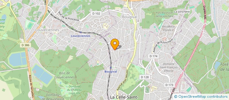 localisation de l'entreprise CLUB DE SCRABBLE DE BOUGIVAL  BOUGIVAL