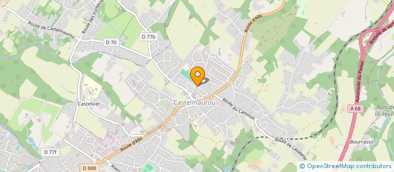 localisation de l'entreprise CLUB DE SCRABBLE DE CASTELMAUROU  CASTELMAUROU