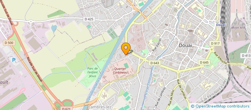 localisation de l'entreprise CLUB DE SCRABBLE DE DOUAI à DOUAI