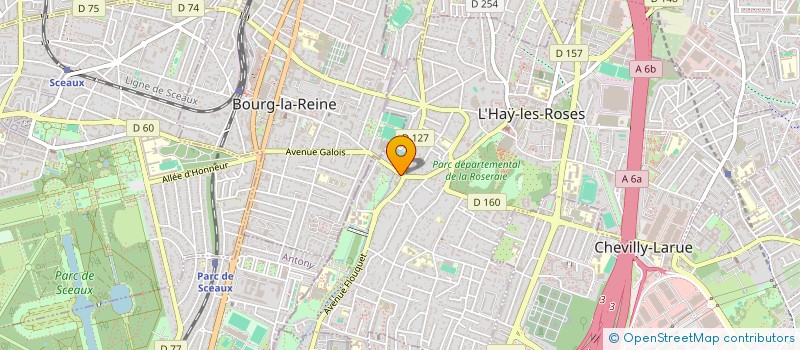 localisation de l'entreprise CLUB DE SCRABBLE DE L'HAY LES ROSES  L'HAY-LES-ROSES