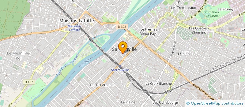 localisation de l'entreprise CLUB DE SELF DEFENSE DE SARTROUVILLE  SARTROUVILLE