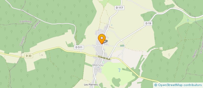 localisation de l'entreprise CLUB DE SERVICES ET DE REALISATIONS AFFINITAIRES  MENOU