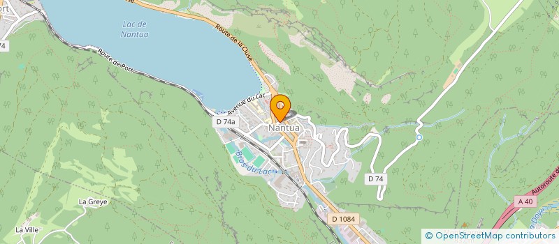 localisation de l'entreprise CLUB DE SKI NAUTIQUE DE NANTUA  NANTUA