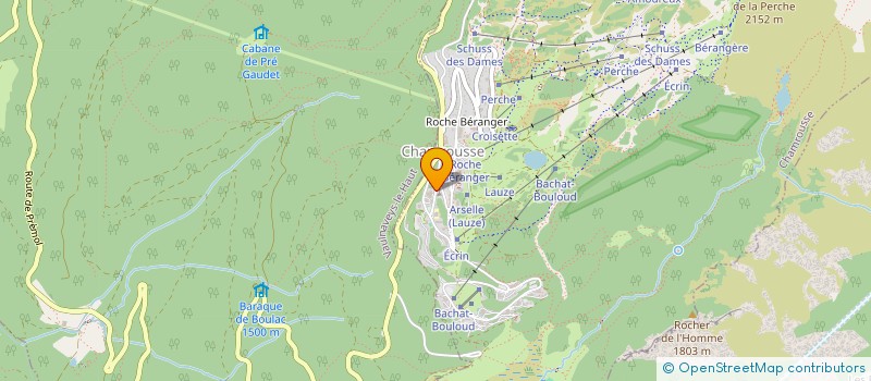 localisation de l'entreprise CLUB DE SNOWBOARD DE CHAMROUSSE  CHAMROUSSE