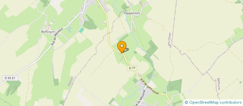 localisation de l'entreprise CLUB DE SPORT, SANTE, BIEN-ETRE FEBVINOIS  FEBVIN-PALFART