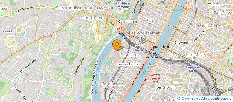 localisation de l'entreprise CLUB DE SPORTS ET LOISIRS DE LA GENDARMERIE DE DELFOSSE à LYON