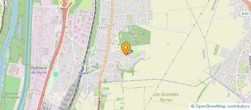 localisation de l'entreprise CLUB DE TAE KWON DO FEYZIN  FEYZIN