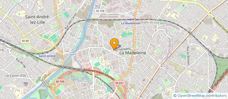 localisation de l'entreprise CLUB DE TAEKWONDO MADELEINOIS à LA MADELEINE
