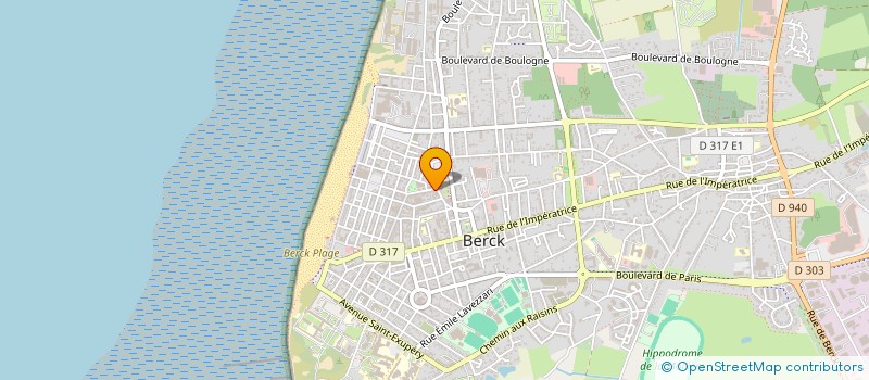 localisation de l'entreprise CLUB DE TAROT DE BERCK ET ENVIRONS LES IMPRENABLES à BERCK