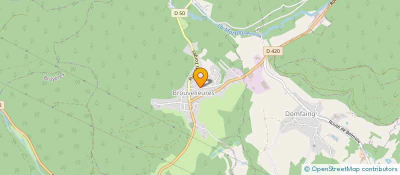 localisation de l'entreprise CLUB DE TAROT DES HAUTES VOSGES  LEPANGES-SUR-VOLOGNE