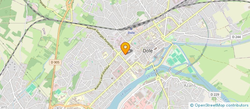 localisation de l'entreprise CLUB DE TAROT DOLOIS à DOLE