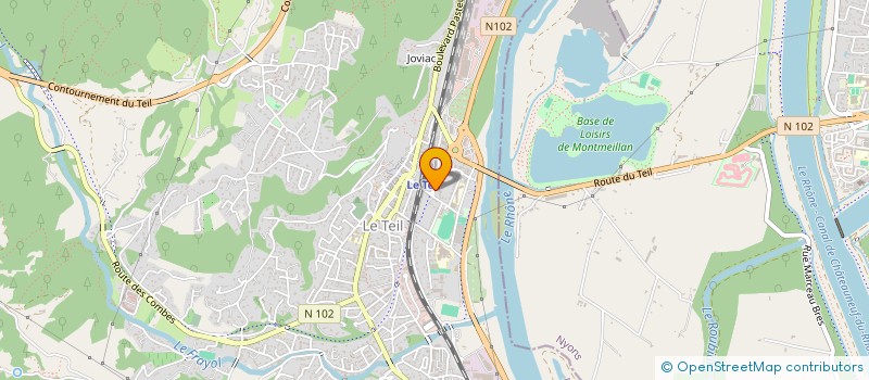 localisation de l'entreprise CLUB DE TAROT LES COPAINS  LE TEIL