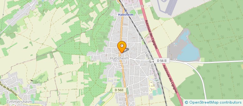 localisation de l'entreprise CLUB DE TENNIS DE HABSHEIM  HABSHEIM