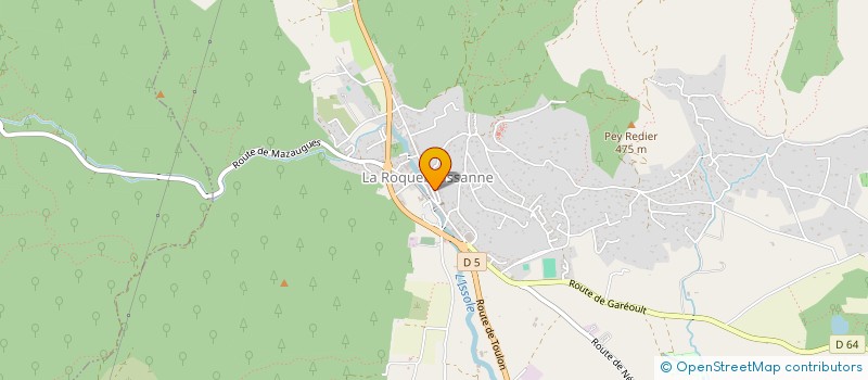 localisation de l'entreprise CLUB DE TENNIS DE TABLE à FORCALQUEIRET