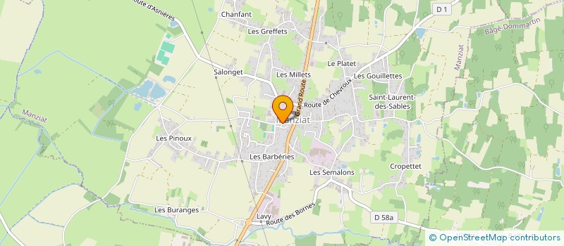 localisation de l'entreprise CLUB DE TENNIS DE TABLE DE FEILLENS à FEILLENS
