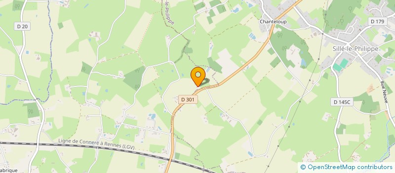 localisation de l'entreprise CLUB DE TENNIS DE TABLE ET DE PETANQUE DE SAVIGNE L'EVEQUE  SAVIGNE L'EVEQUE