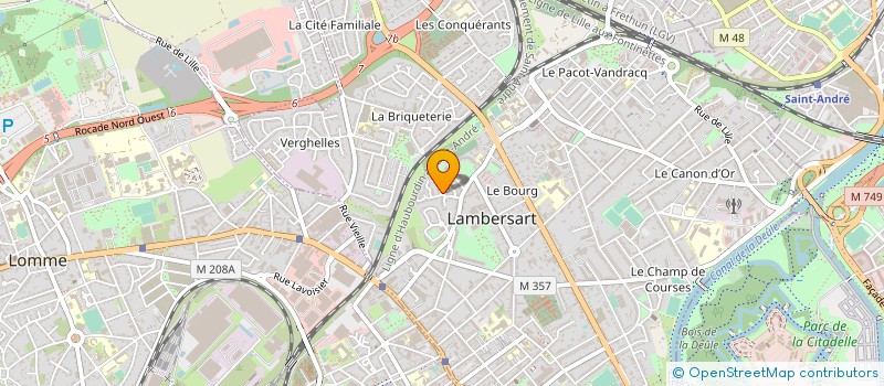 localisation de l'entreprise CLUB DE TENNIS DE TABLE LAMBERSART à LAMBERSART