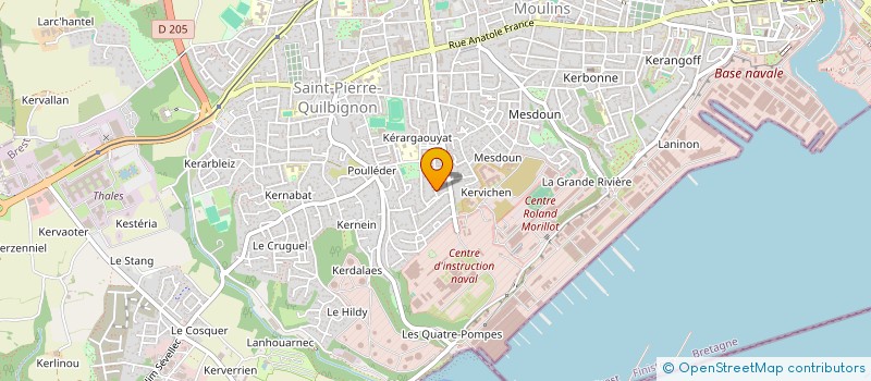 localisation de l'entreprise CLUB DE TIR 357 BREST à BREST