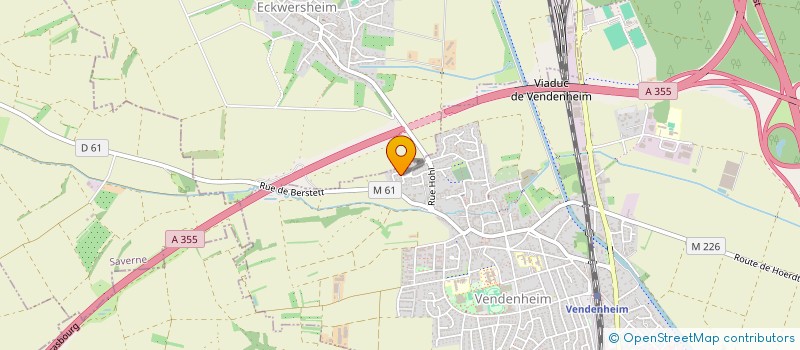 localisation de l'entreprise CLUB DE TIR AUX PLATEAUX D'ARGILE STRASBOURG  VENDENHEIM