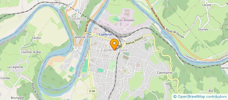 localisation de l'entreprise CLUB DE TIR DE CAPDENAC  CAPDENAC-GARE