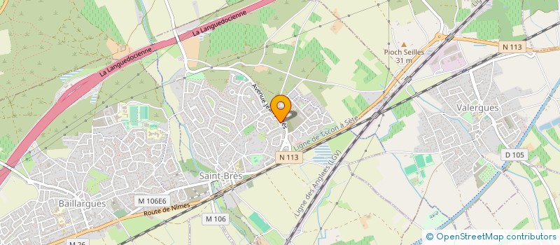 localisation de l'entreprise CLUB DE TIR DE LA DOMITIENNE 34  SAINT-BRES