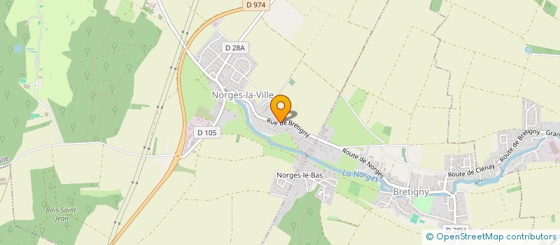 localisation de l'entreprise CLUB DE TIR DE SPORT ET DE LOISIR à NORGES-LA-VILLE