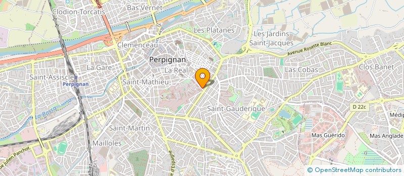 localisation de l'entreprise CLUB DE TIR DES REMPARTS à PERPIGNAN