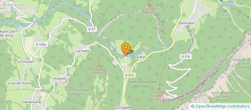 localisation de l'entreprise CLUB DE TIR DU MOULIN DE VENCE  CORENC