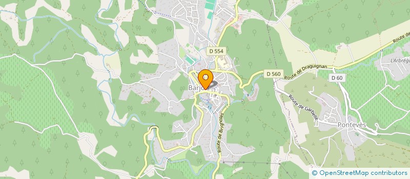 localisation de l'entreprise CLUB DE TIR - SLINGSHOT - PROVENCE - ANIMATION à BARJOLS