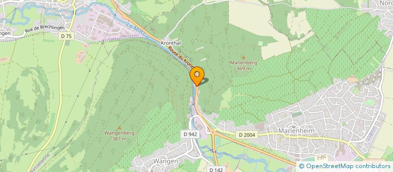 localisation de l'entreprise CLUB DE TIR SPORTIF MARLENHEIM à MARLENHEIM