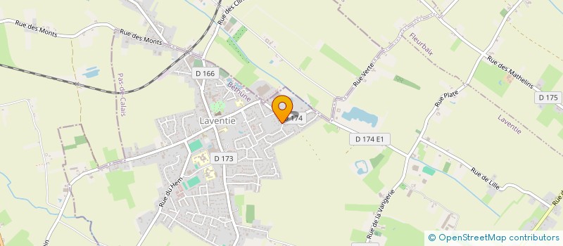 localisation de l'entreprise CLUB DE TRICOT LAVENTINOIS  LAVENTIE