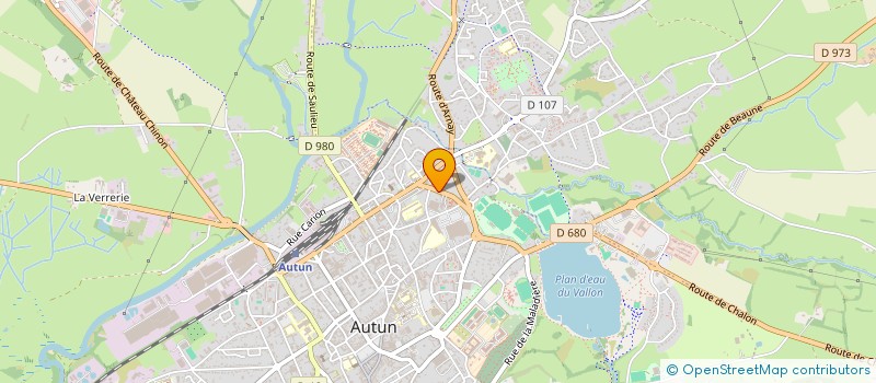 localisation de l'entreprise CLUB DE VOILE AUTUNOIS à AUTUN