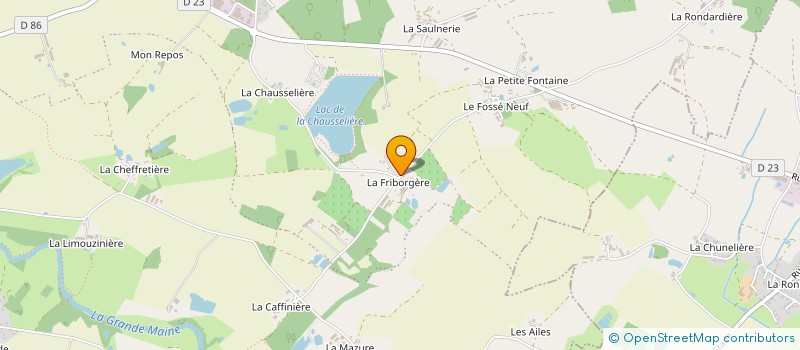 localisation de l'entreprise CLUB DE VOILE DE LA CHAUSSELIERE à MONTAIGU-VENDEE
