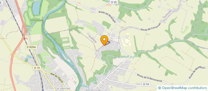 localisation de l'entreprise CLUB DE VOILE DU VERNET à VENERQUE