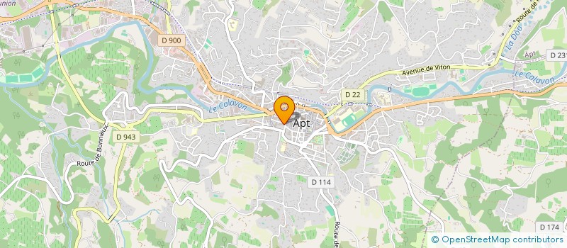 localisation de l'entreprise CLUB DE VOLLEY BALL APTESIEN  APT