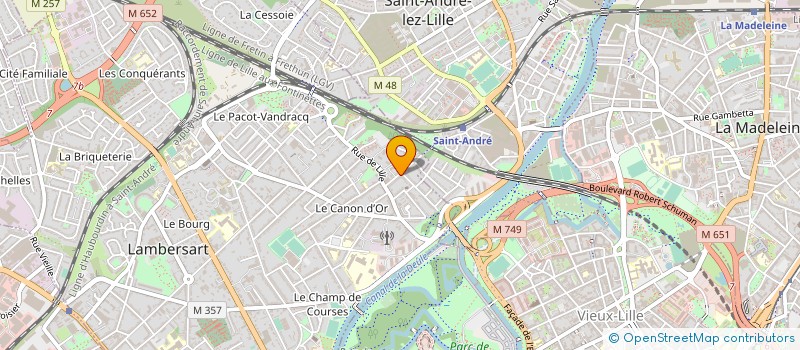 localisation de l'entreprise CLUB DE YOGA DE LAMBERSART à LAMBERSART