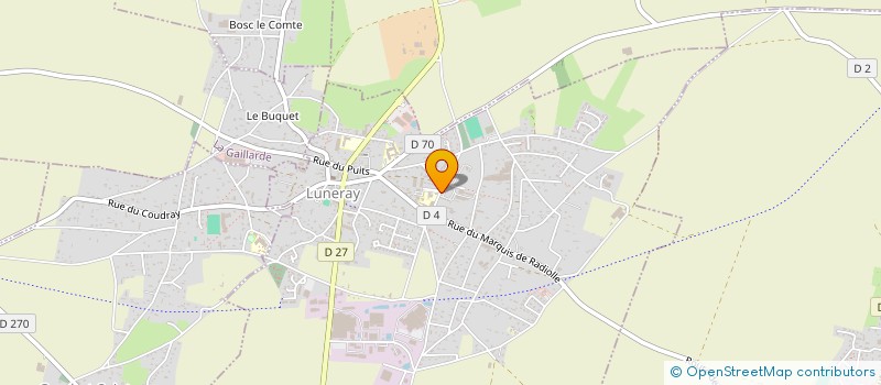 localisation de l'entreprise CLUB DE YOGA DE LUNERAY à LUNERAY