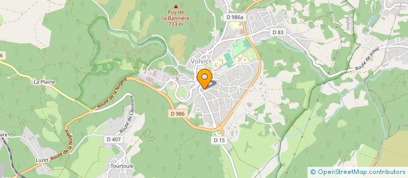 localisation de l'entreprise CLUB DECOUVERTE MASSIF CENTRAL à VOLVIC