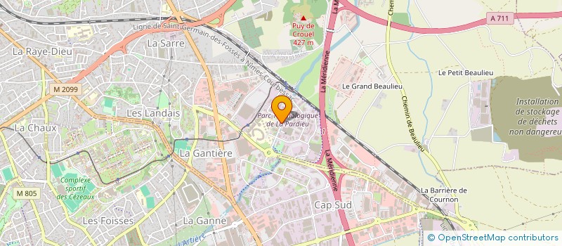 localisation de l'entreprise CLUB DES 1000 ENTREPRISES CITOYENNES D'AUVERGNE  CLERMONT-FERRAND