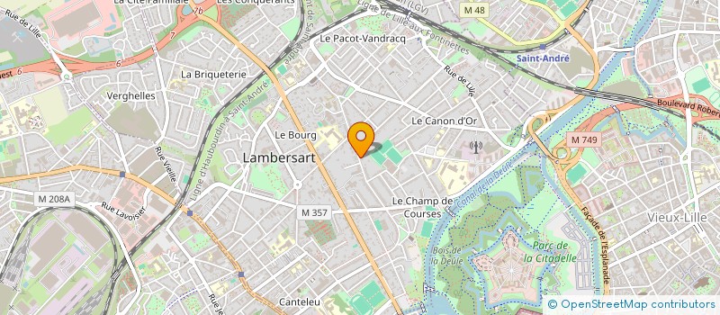 localisation de l'entreprise CLUB DES 5 à LAMBERSART