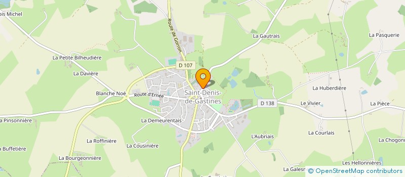 localisation de l'entreprise CLUB DES AGRICULTEURS MAYENNAIS  ERNEE