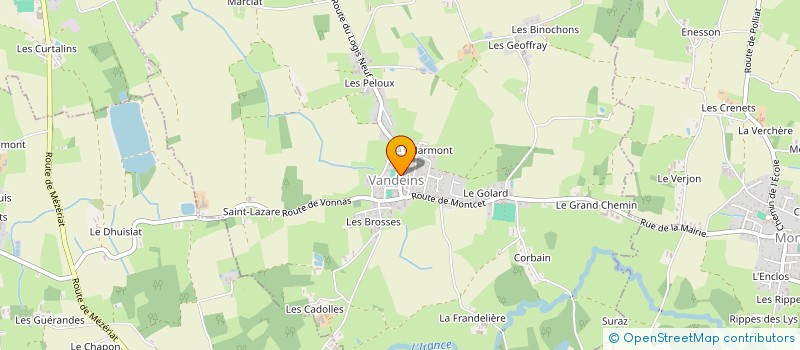 localisation de l'entreprise CLUB DES AINES à CHAVEYRIAT