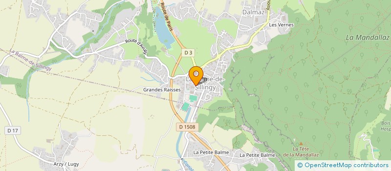 localisation de l'entreprise CLUB DES AINES à LA BALME-DE-SILLINGY
