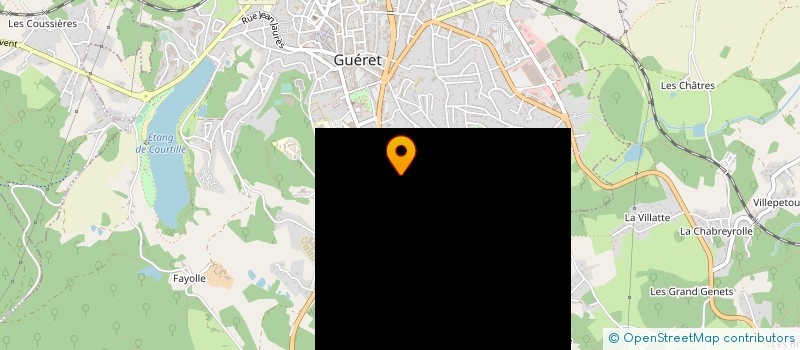 localisation de l'entreprise CLUB DES AINES  SAINT-SULPICE-LE-GUERETOIS