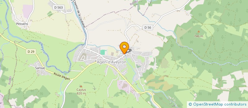 localisation de l'entreprise CLUB DES AINES AGENTOLS  AGEN-D'AVEYRON