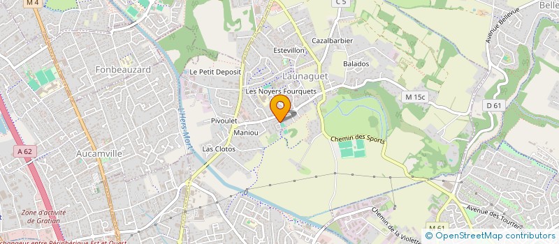 localisation de l'entreprise CLUB DES AINES D'AUCAMVILLE à AUCAMVILLE