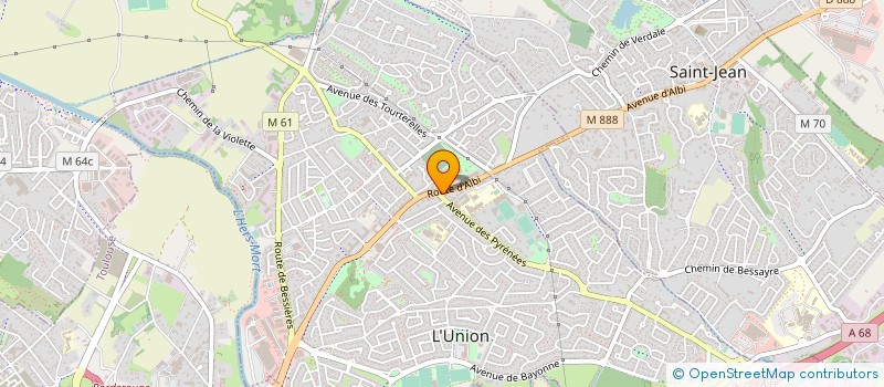 localisation de l'entreprise CLUB DES AINES DE L'UNION à L'UNION
